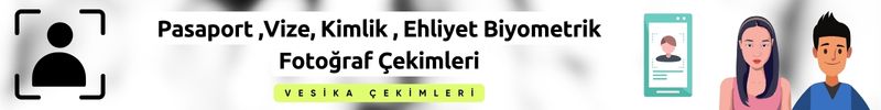 Kimlik Pasaport Vize Ehliyet Biyometrik Fotoğraf Çekimleri